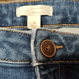 LC Lauren Conrad Blue Flare & Wide Leg Jeans